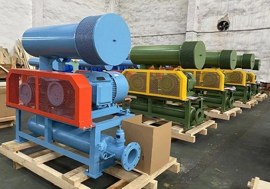 5.5-22kw Kleine wortelblazer Tri-lobe gietijzer voor persmachine