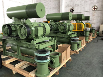 DN200 Drie-loppige wortelblazer 30-132KW 80KPA luchtkoelende roterende blazer