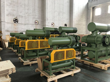 18.5KW 0,04Mpa Drie-loppige wortelblazer Toepassing voor pneumatische overdracht van poeders, korrels enz.