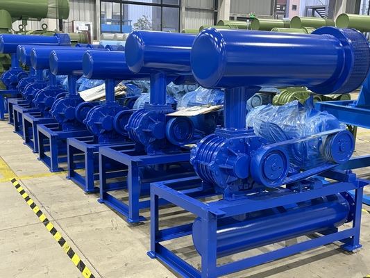 De Ventilatorhoog rendement 60-100kpa van drie Kwabtype Roterend Hoge drukwortels