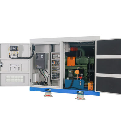 BLG360RB-II, 100-150 Kpa druk,101.2-196.4m3/min Luchtstroom, 1800-3100 RPM-snelheid, geïntegreerde Skid-montage Intelligente Schroefblazer