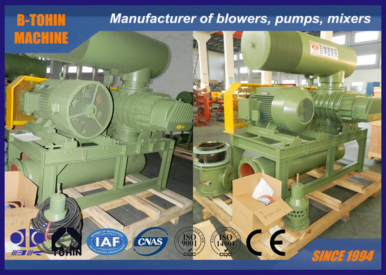 Hoogvermogen Huge Bk9030S 132kW Drie Lobe Roots Blower voor waterbehandeling, afvalwaterbehandeling