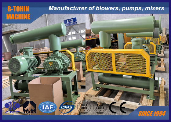 -50KPA 4,53m3/Min 7,5KW Luchtkoeling Negatieve druk Roots Blower Vacuümpomp