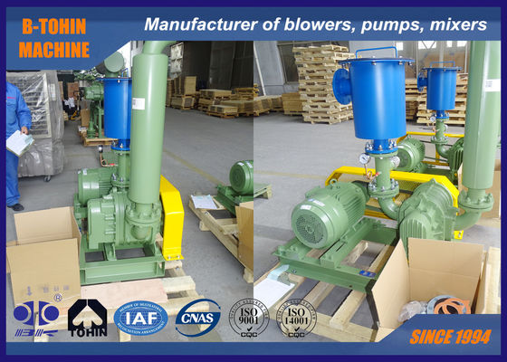 DN150 (6 „) de Vacuümpomp van de de Wortelsventilator van 27.19m3/min 45kw -70KPA